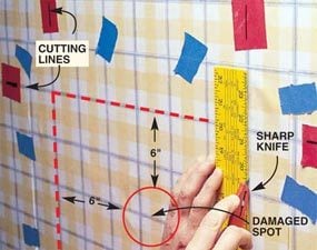 How to Repair Damaged Wallpaper (DIY)