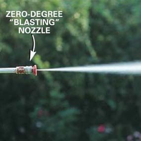 Zero-degree nozzle
