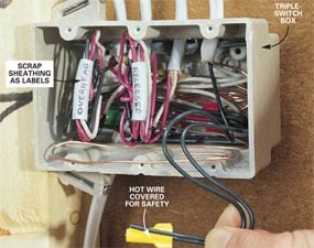 How to Rough-In Electrical Wiring | The Family Handyman 30 amp dryer outlet wiring diagram 