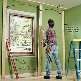 How To Build A Built In Bookshelves The Family Handyman