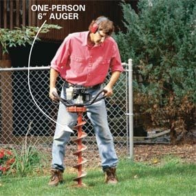 One-person auger