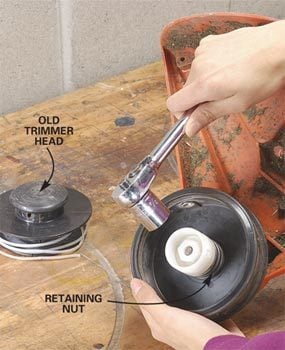 trimmer head weed install simpler remove