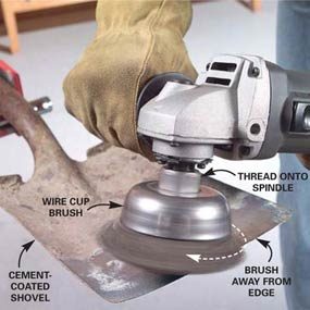 How To Use An Angle Grinder Tool Diy Family Handyman