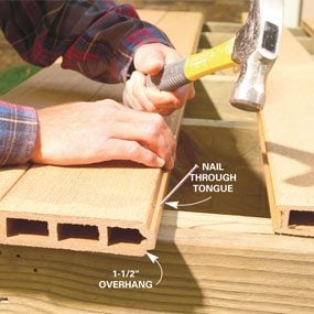 nail the decking wood plans