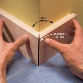 How To Install Baseboard Trim Even On Crooked Walls