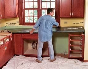 Install A Laminate Kitchen Countertop Family Handyman
