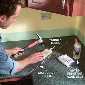Install A Laminate Kitchen Countertop Family Handyman