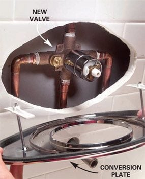 shower valve replacement