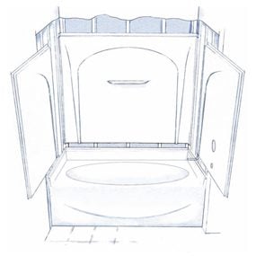 Install An Acrylic Tub And Surround, How To Install A New Bathtub And Surround