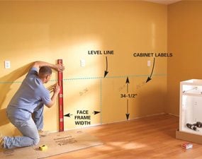 How To Install Kitchen Cabinets Family Handyman