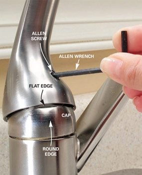 how to replace a single handle kitchen faucet