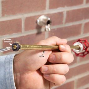 How To Repair A Noisy Outdoor Faucet