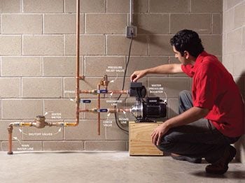 Pressure booster water pressure regulator problems