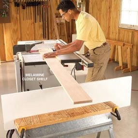 How to Cut Long Boards on Table Saw 