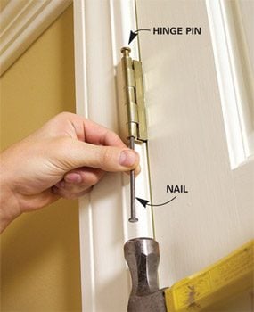 Electropositive To increase Disturbance How to Remove a Door (DIY) | Family Handyman