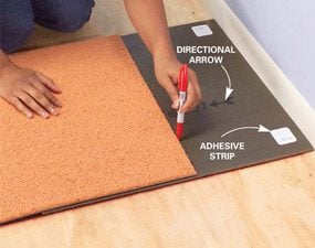How To Lay Carpet Squares Diy