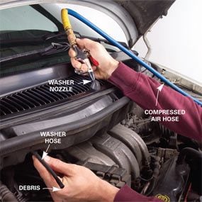 Windshield Washer Repair: How to Fix Your Window Washer ... renault megane fuse box fix 