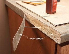 what adhesive to use for countertops?