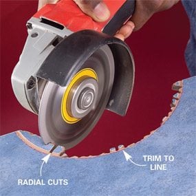 How To Cut Tile With A Grinder Diy, Can You Cut A Tile With An Angle Grinder