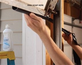 Fixing Garage Door Bottom Seal Diy, How To Install Weather Seal On Garage Door