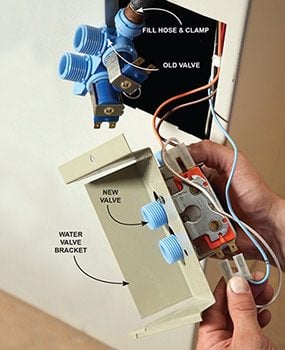 Washing machine: Replace the water valve
