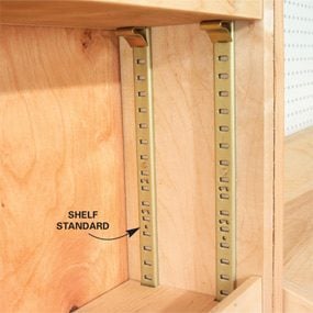 Bookcase And Shelf Tips Diy Family, Diy Adjustable Cabinet Shelves