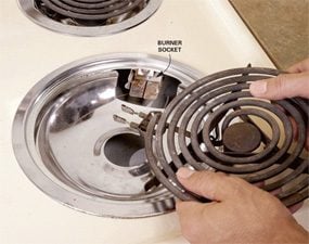 stove burner repair