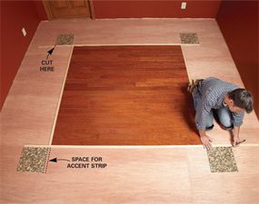 Diy Hardwood Floors Lay A Contrasting Border Family Handyman