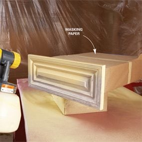 How To Spray Paint Kitchen Cabinets The Family Handyman