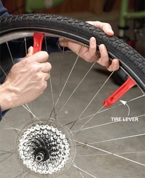how to change a bike tube