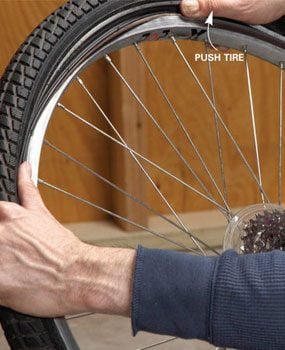 how to change a bike tube