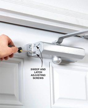 Onarway Adjustable Automatic Size 2 Spring Hydraulic Door Closer/Closure for Residential Home Use for 25~45Kg Door Easy to Install Including Parallel Bracket