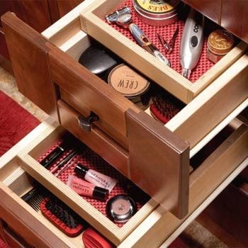 Trays inside drawers