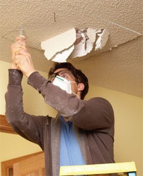 How To Patch A Textured Ceiling