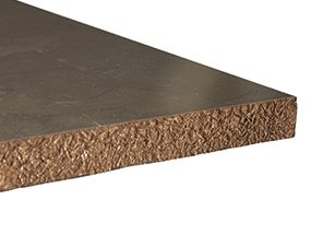 Rough edge on table top
