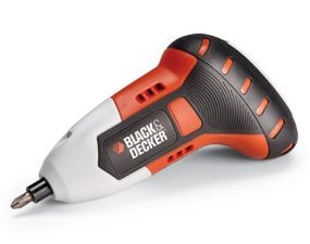 Black & Decker screwdriver with built-in lithium-ion battery