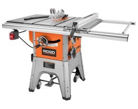 Table saw review photo of Ridgid R4512