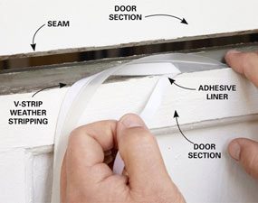 Fixing Garage Door Bottom Seal Diy, How To Replace Seal Between Garage Door Panels