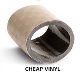 Cut-away section of a cheap vinyl hose