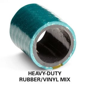 Cut-away section of a heavy-duty rubber/vinyl hose