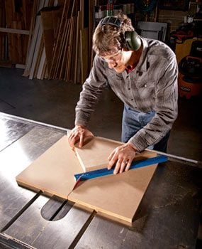 How To Build A Table Saw Sled Family