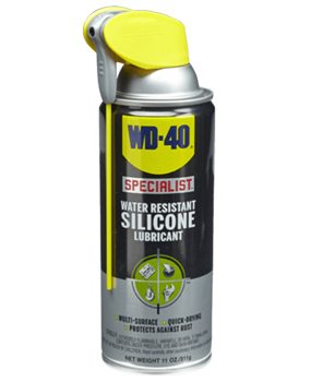 silicone lubricant spray