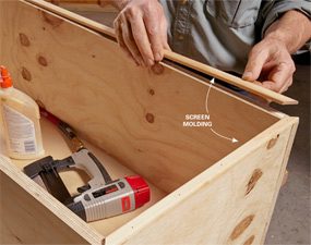 Como construir armários para mudroom