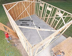 how to build a garage