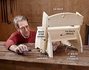 how to build a step stool