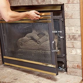 Many gas fireplaces use a blower to drive warm air out into the room. They also have a fan speed adjustment switch so you can strike a balance between blowe