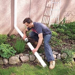 downspout drainage solutions
