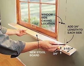 Making New Window Stools