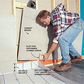 How To Build Shower Pans Diy Family, How To Tile A Shower Floor On Concrete