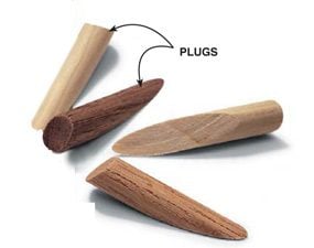 Wood plugs